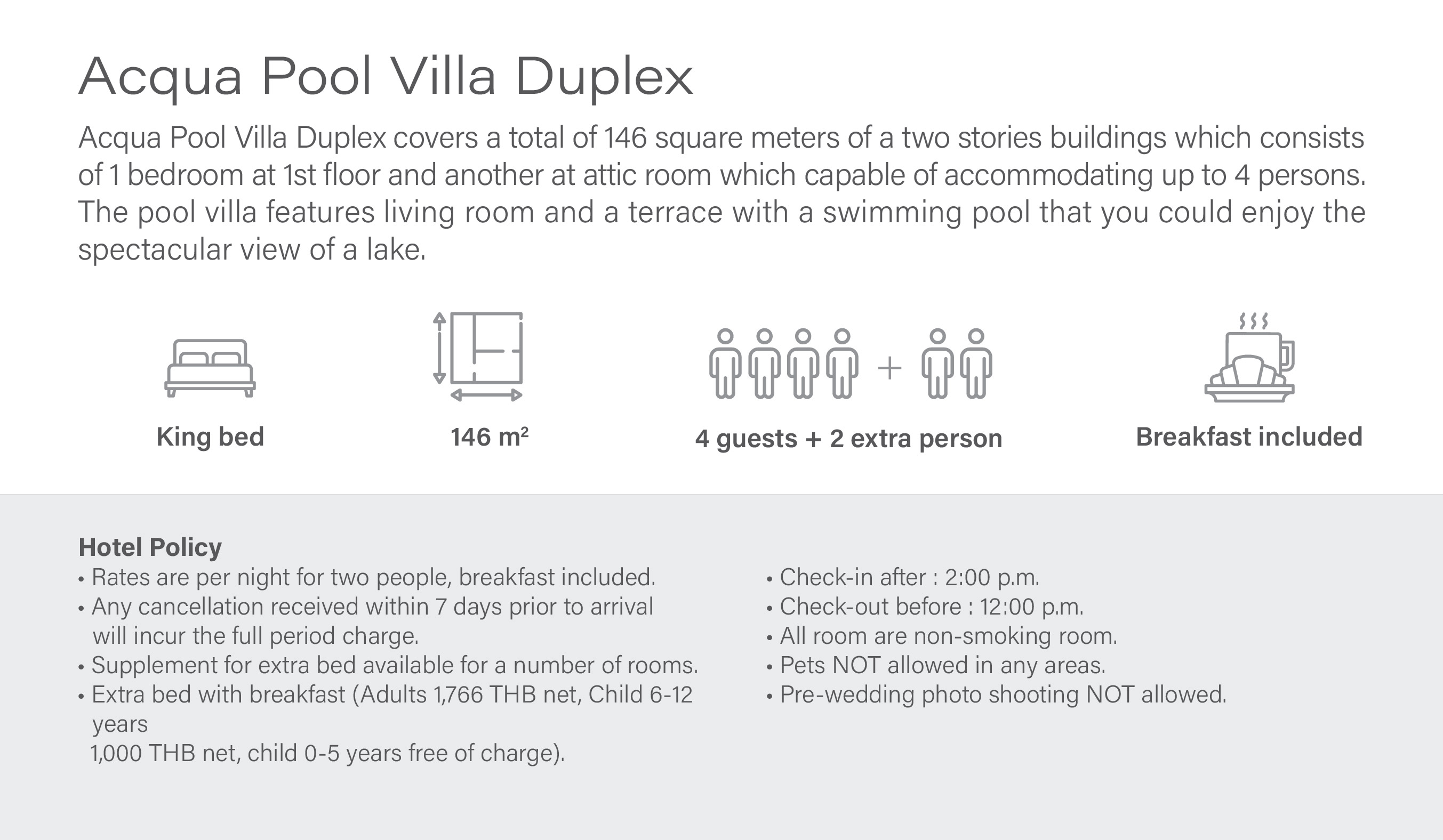 Hotel Policy Web Desktop Casetta_Acqua Pool Villa Duplex- D_0